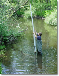 Downloading Data from Odyssey Sensor in Tamarack Creek